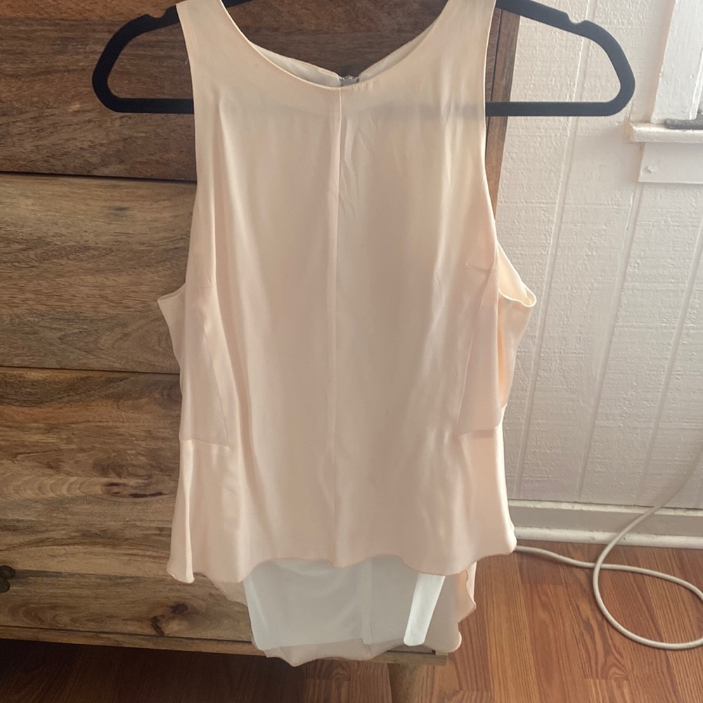 Rag & Bone silk blush blouse in M